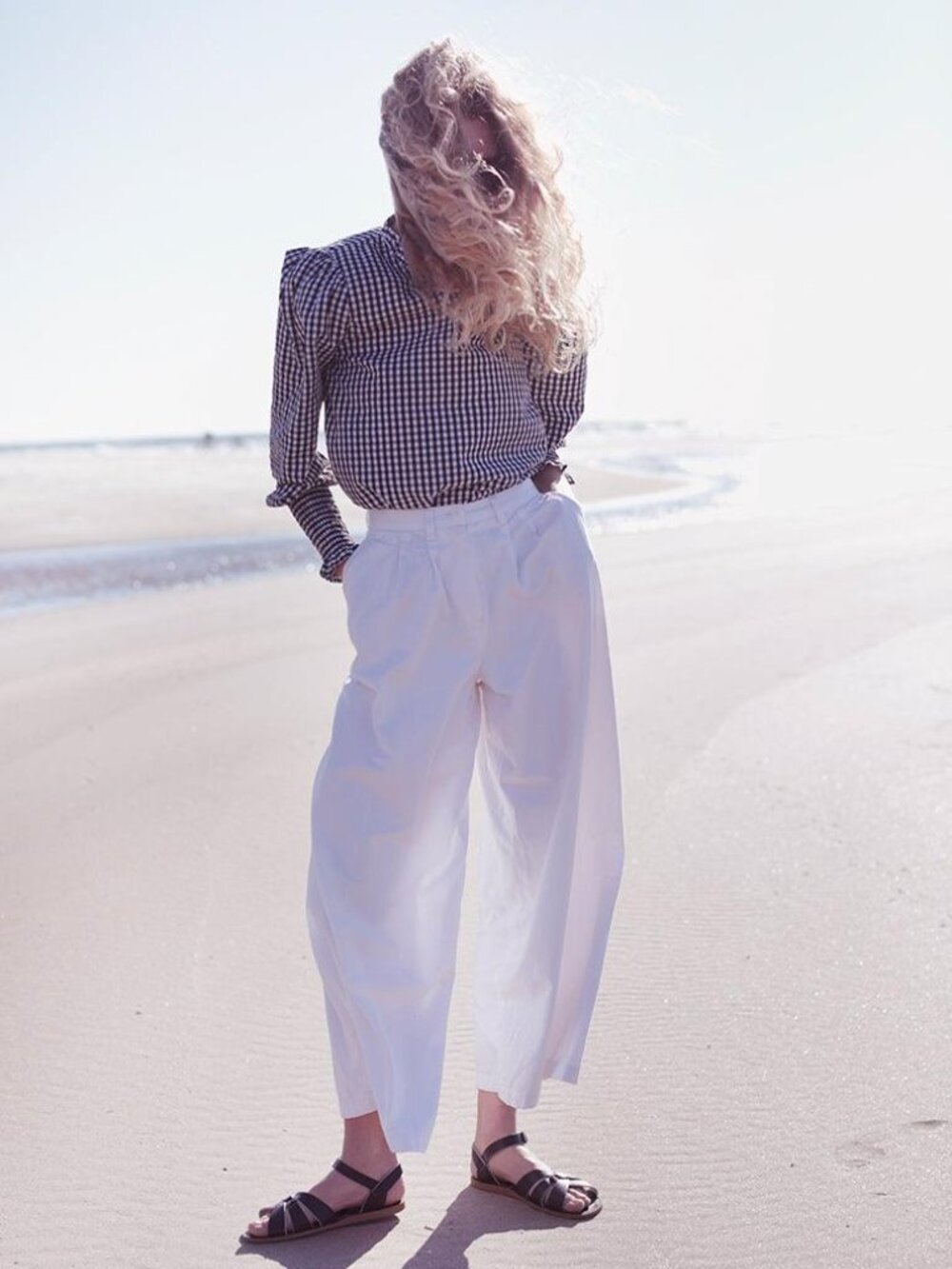 New in Box The ORIGINAL Sun-San Saltwater Sandal in BLACK Women's 9 - Picture 5 of 9